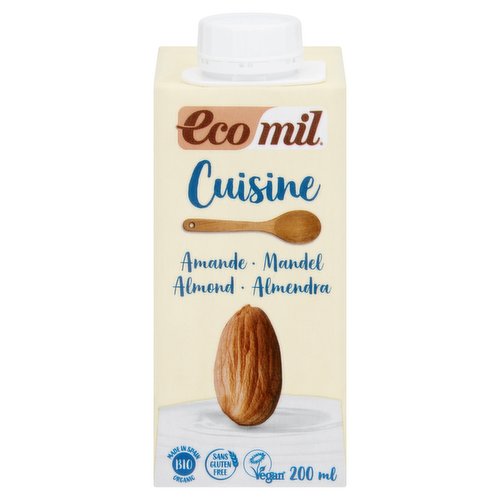 EcoMil Cuisine Almond 200ml