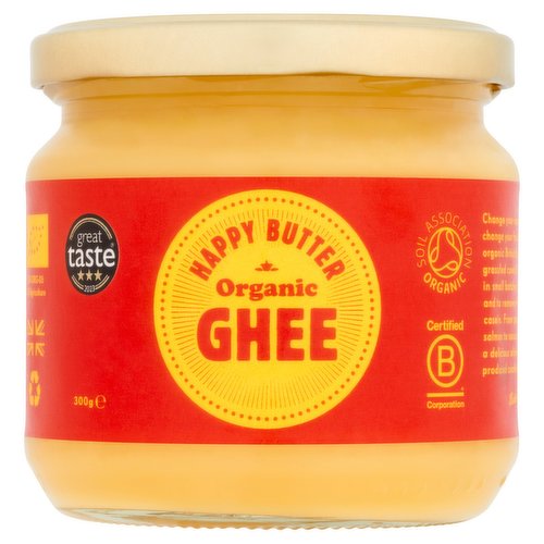 Happy Butter Organic Ghee 300g