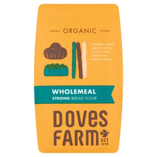 Doves Farm Organic Wholemeal Strong Bread Flour 1.5kg
