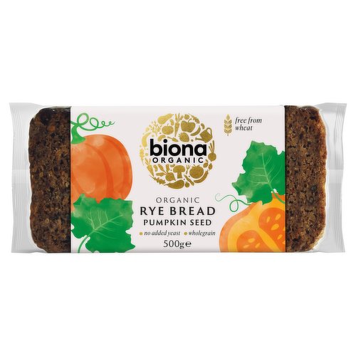 Biona Organic Rye Bread Pumpkin Seed 500g