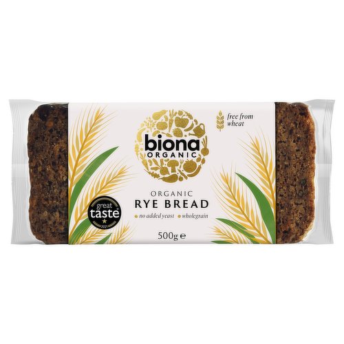 Biona Organic Rye Bread 500g