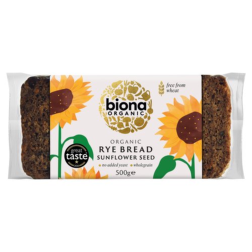 Biona Organic Rye Bread Sunflower Seed 500g