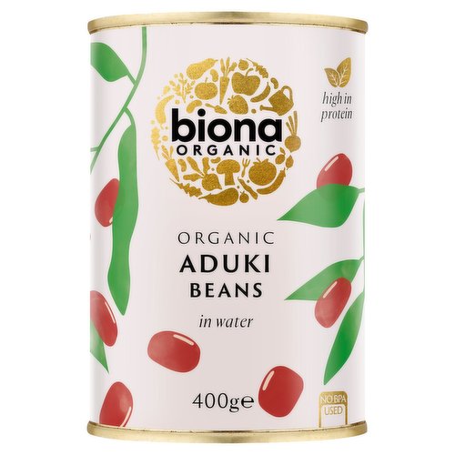 Biona Organic Aduki Beans in Water 400g