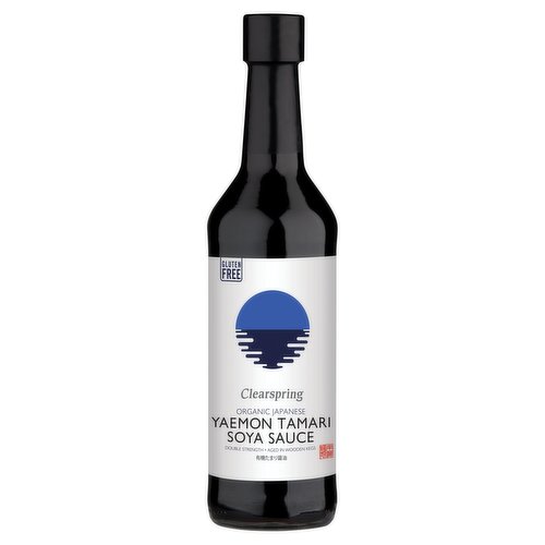 Organic Japanese Tamari Soya Sauce<br/><br/><b>Features</b><br/>Organic<br/>Double strength<br/>Great taste 2014<br/>Gluten free<br/>Suitable for vegans<br/>Kosher<br/><br/><b>Lifestyle</b><br/>Gluten free<br/>Kosher<br/>Organic<br/>Suitable for Vegans<br/><br/><b>Pack Size</b><br/>500ml ℮<br/><br/><br/><b>Ingredients</b><br/><span style='font-weight: bold;'>Soya</span> Beans* (46%)<br/>Water<br/>Sea Salt<br/>Mirin* (Sweet Rice*, Water, Cultured Rice*)<br/>*Organically grown<br/><br/><b>Storage Type</b><br/>Ambient<br/><br/><b>Storage</b><br/>Store in a cool, dark place.<br/><br/>Country of Origin - Japan<br/><br/><b>Origin</b><br/>Product of Japan<br/><br/><b>Company Name</b><br/>Clearspring Ltd.<br/><br/><b>Company Address</b><br/>London,<br/>
W3 7QE,<br/>
UK.<br/><br/><b>Web Address</b><br/>www.clearspring.co.uk<br/><br/><b>Return To</b><br/>Clearspring Ltd.,<br/>
London,<br/>
W3 7QE,<br/>
UK.<br/>
www.clearspring.co.uk<br/>