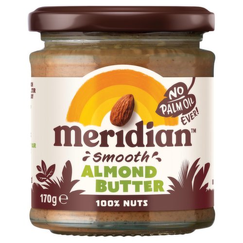 Meridian Smooth Almond Butter 170g Jar