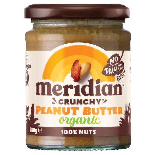 Meridian Organic Crunchy Peanut Butter 280g