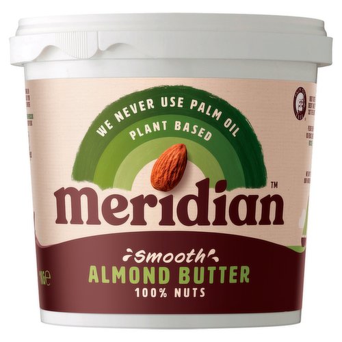 Meridian Smooth Almond Butter 1kg Tub