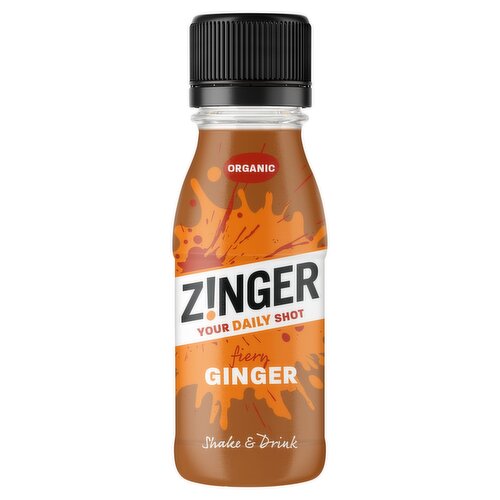 Organic Apple & Pressed Ginger Juice<br/><br/><b>Features</b><br/>Organic<br/>Bold by nature<br/><br/><b>Lifestyle</b><br/>Organic<br/>Suitable for Vegans<br/>Suitable for Vegetarians<br/><br/><b>Pack Size</b><br/>70ml ℮<br/><br/><br/><b>Ingredients</b><br/>Organic Apple Juice 73%<br/>Organic Ginger Juice 27%<br/>Antioxidant: Ascorbic Acid<br/><br/><b>Storage Type</b><br/>Ambient<br/><br/><b>Storage</b><br/>Once opened, consume within one day. Best before end: see cap.<br/><br/><b>Preparation and Usage</b><br/>Shake well before you enjoy.<br/><br/><b>Company Name</b><br/>James White Drinks Ltd / James White Drinks (EU FBO)<br/><br/><b>Company Address</b><br/>James White Drinks Ltd,<br/>
Ashbocking,<br/>
Ipswich,<br/>
IP6 9JS,<br/>
UK.<br/>
<br/>
James White Drinks (EU FBO),<br/>
Unit 592,<br/>
Moat House,<br/>
54 Bloomfield Avenue,<br/>
Belfast,<br/>
BT5 5AD,<br/>
Northern Ireland.<br/><br/><b>Telephone Helpline</b><br/>+44 (0)1473 890111<br/><br/><b>Web Address</b><br/>zingershots.com<br/><br/><b>Return To</b><br/>James White Drinks Ltd,<br/>
Ashbocking,<br/>
Ipswich,<br/>
IP6 9JS,<br/>
UK.<br/>
+44 (0)1473 890111<br/>
<br/>
James White Drinks (EU FBO),<br/>
Unit 592,<br/>
Moat House,<br/>
54 Bloomfield Avenue,<br/>
Belfast,<br/>
BT5 5AD,<br/>
Northern Ireland.<br/>
zingershots.com<br/>