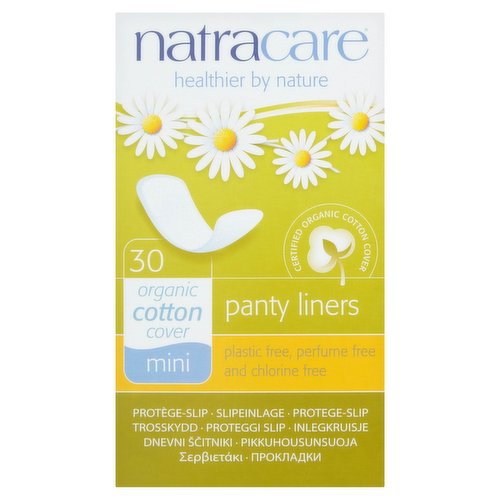 Natracare 30 Organic Cotton Cover Mini Panty Liners