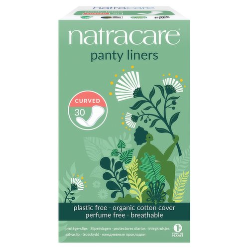 Natracare 30 Curved Panty Liners