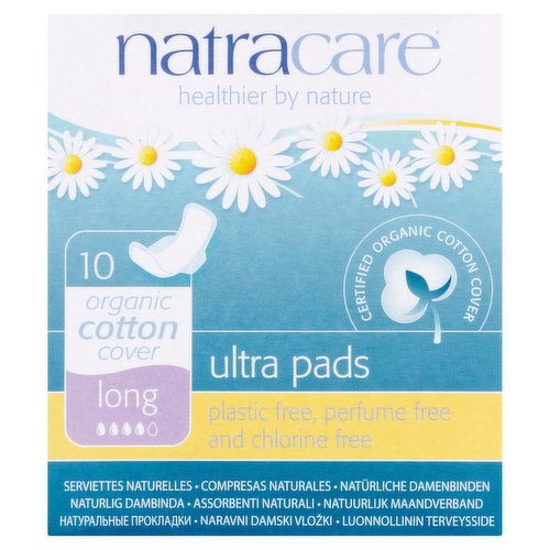 Natracare 10 Ultra Pads Long