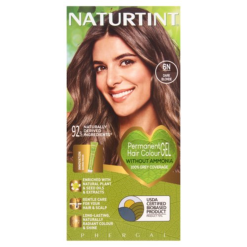 Naturtint Permanent Hair Colour Gel 6N Dark Blonde 170ml