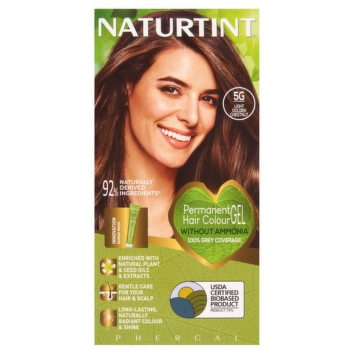 Naturtint Permanent Hair Colour Gel 5G Light Golden Chestnut 170ml