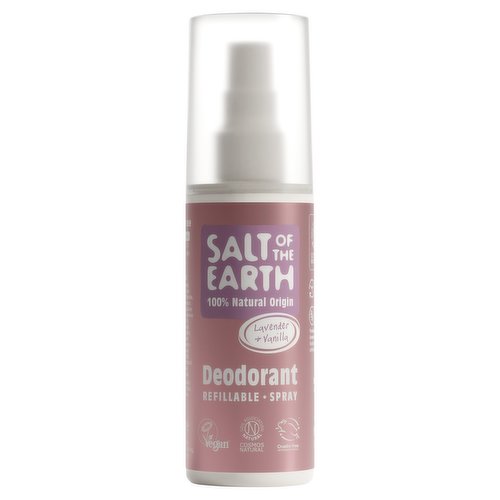Salt of the Earth Lavender + Vanilla Deodorant Refillable, Spray 100ml