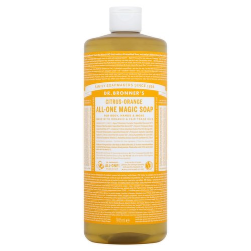 Dr. Bronner's Citrus-Orange All-One Magic Soap 945ml