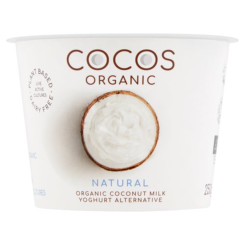 Cocos Organic Natural Organic Coconut Milk Yoghurt Alternative 250g