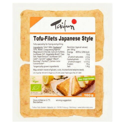 Taifun Tofu-Filets Japanese Style 160g