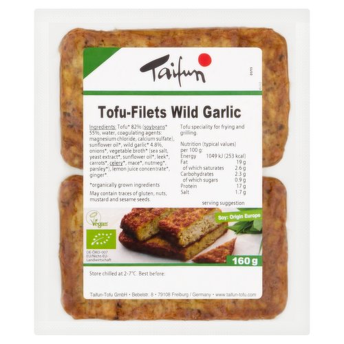 Taifun Tofu-Filets Wild Garlic 160g