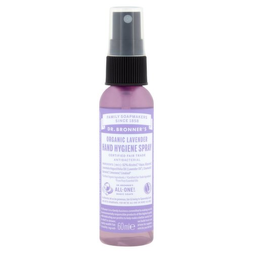 Dr. Bronner's Organic Lavender Hand Hygiene Spray 60ml