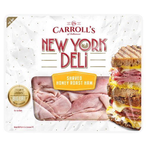 Carroll's of Tullamore New York Deli Shaved Honey Roast Ham 90g