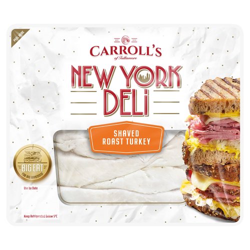 Carroll's of Tullamore New York Deli Shaved Roast Turkey 90g