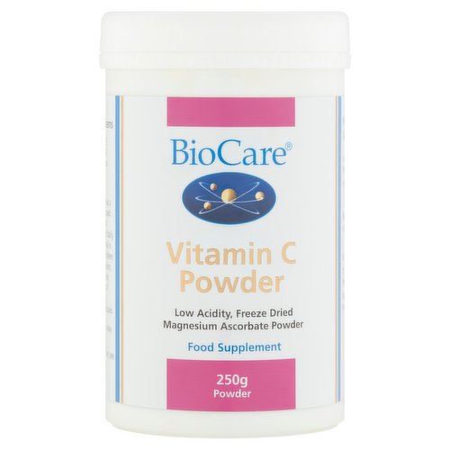BioCare Vitamin C Powder Food Supplement 250g