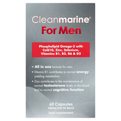 Cleanmarine for Men 60 Capsules 53.4g