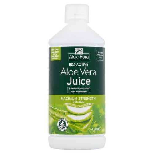 Aloe Pura Laboratories Bio-Active Aloe Vera Juice Original 1 Litre