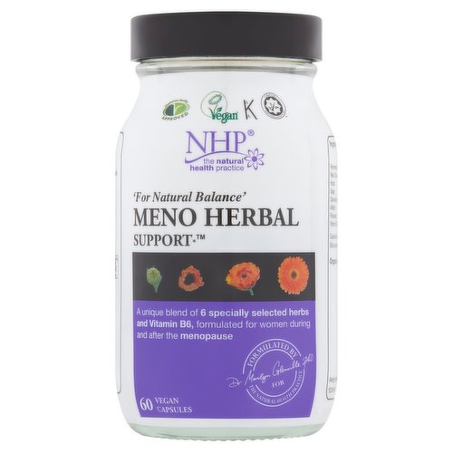 NHP Meno Herbal Support 60 Vegan Capsules