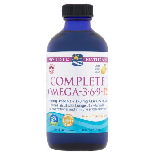 Nordic Naturals Complete Omega-3,6,9-D 237ml