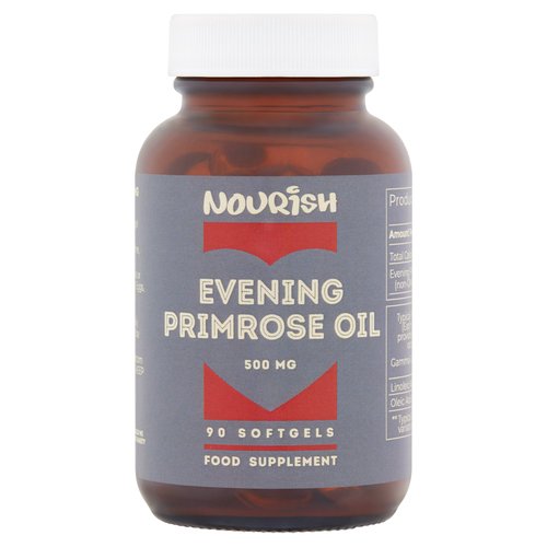 Nourish Evening Primrose Oil 500mg 90 Softgels