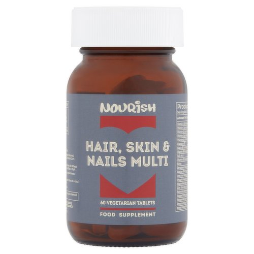 Nourish Hair, Skin & Nails Multi 60 Vegetarian Tablets