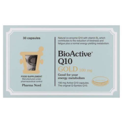 BioActive Q10 Gold 100 mg 30 Capsules 21g