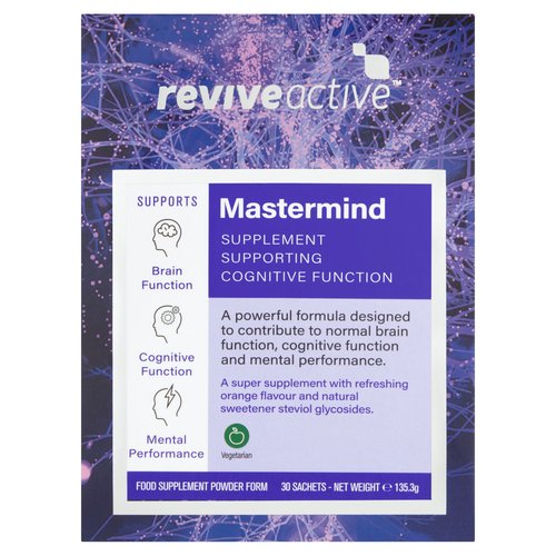 Revive Active Mastermind Food Supplement Powder Form 30 Sachets 135.3g