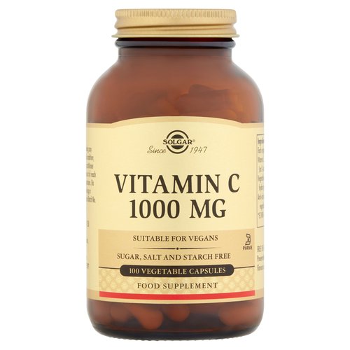 Solgar Vitamin C 1000 mg 100 Vegetable Capsules