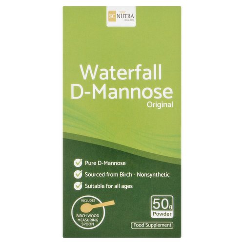 SC Nutra Waterfall D-Mannose Original Food Supplement 50g