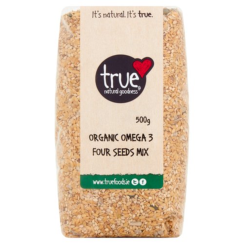 True Natural Goodness Organic Omega 3 Four Seeds Mix 500g