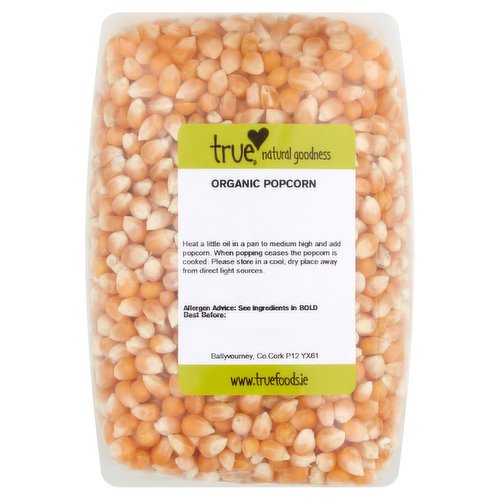 True Natural Goodness Organic Popcorn 500g