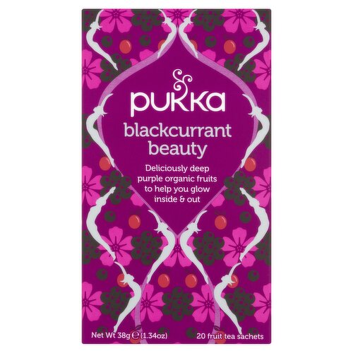 Pukka Organic Blackcurrant Beauty Fruit Tea 20s