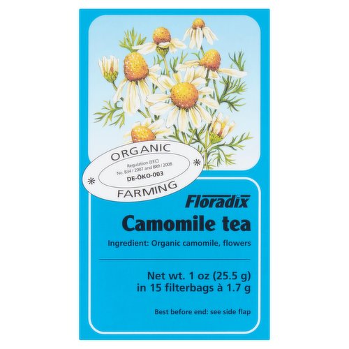 Floradix Camomile Tea 15 Filterbags 25.5g