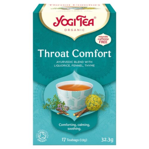 Yogi Tea Organic Throat Comfort 17 Teabags 32.3g