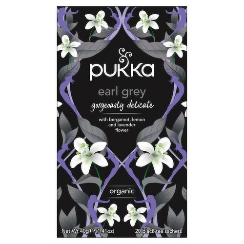 Pukka Organic Earl Grey Tea with Lavender 20s