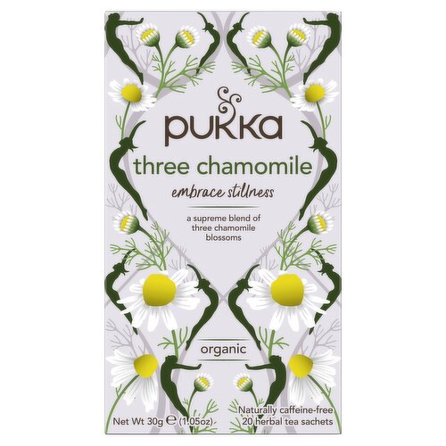 Pukka Organic Three Chamomile Herbal Tea 20s