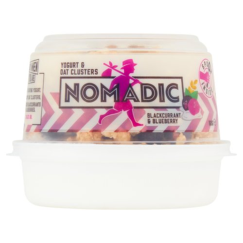 Nomadic Yogurt & Oat Clusters Blackcurrant & Blueberry 169g