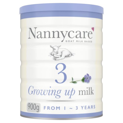 Nannycare 3 Goat Milk Based Growing Up Milk From 1 - 3 Years 900g