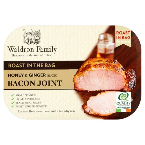 Waldron Family Roast in the Bag Honey & Ginger Glazed Bacon Joint 700g