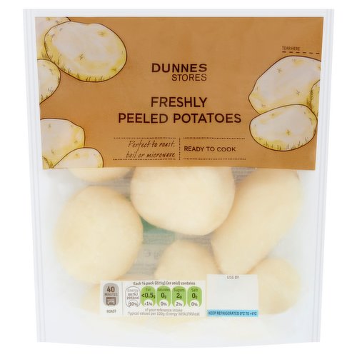Dunnes Stores Freshly Peeled Potatoes 450g