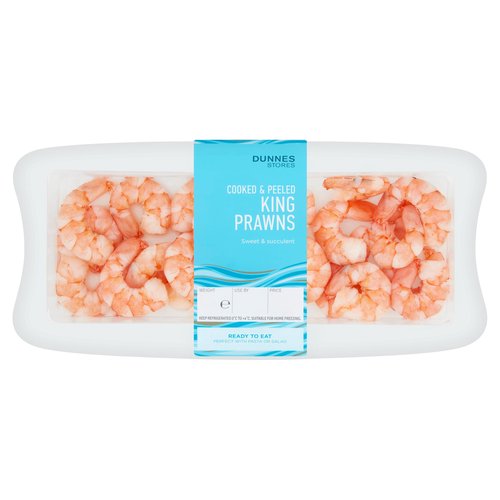 Dunnes Stores Cooked & Peeled King Prawns 140gm