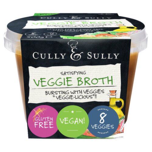 Cully & Sully Satisfying Veggie Broth 500g