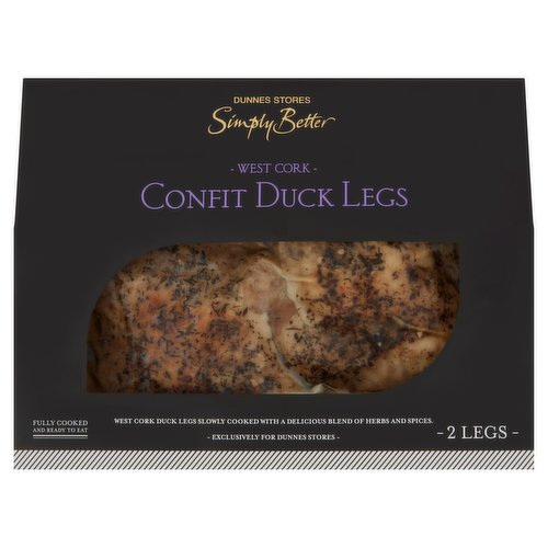 Dunnes Stores Simply Better 2 West Cork Confit Duck Legs 370g